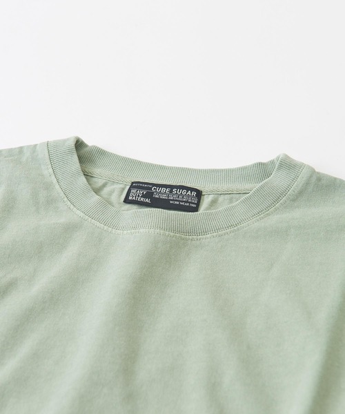 CUBE SUGAR（キューブシュガー）の「OE天竺カットソーボリュームスリーブプルオーバー（Tシャツ/カットソー・レディース・イエロー/グリーン/ヘザーチャコール/オレンジ・M）」の20枚目の写真