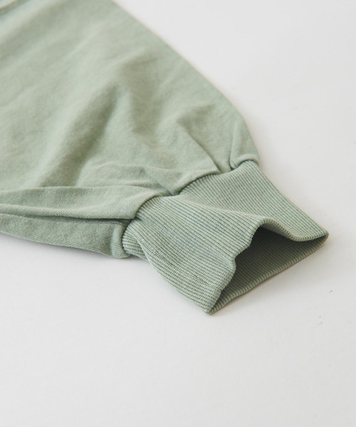 CUBE SUGAR（キューブシュガー）の「OE天竺カットソーボリュームスリーブプルオーバー（Tシャツ/カットソー・レディース・イエロー/グリーン/ヘザーチャコール/オレンジ・M）」の22枚目の写真