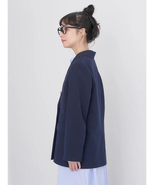 earth music&ecology（アースミュージックアンドエコロジー）の「テーラードジャケット（テーラードジャケット・レディース・ネイビー/チェック・M/L）」の17枚目の写真