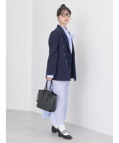 earth music&ecology（アースミュージックアンドエコロジー）の「テーラードジャケット（テーラードジャケット・レディース・ネイビー/チェック・M/L）」の20枚目の写真