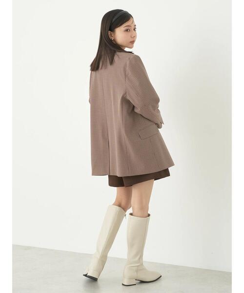 earth music&ecology（アースミュージックアンドエコロジー）の「テーラードジャケット（テーラードジャケット・レディース・ネイビー/チェック・M/L）」の11枚目の写真