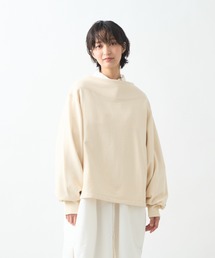 「KHA:KI / カーキ」BOAT NECK SWEAT SHIRTS