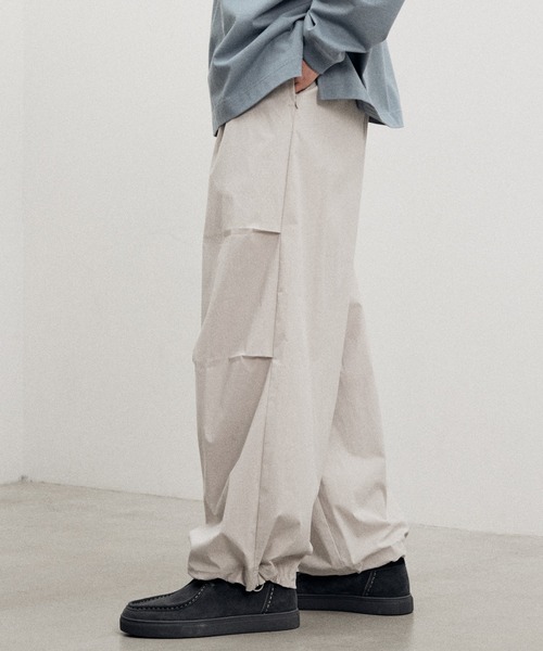 WYM LIDNM（ウィム バイ リドム）の「イージーパンツ（その他パンツ・メンズ・ライトグレー・S）」の5枚目の写真