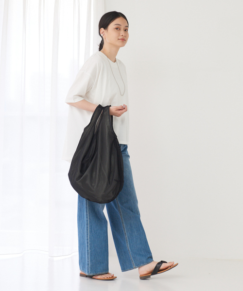 Ampersand（アンパサンド）の「【Ampersand】メッシュナイロン リバーシブルバッグ（トートバッグ・レディース・ブラック/ネイビー/イエロー・フリー）」の14枚目の写真