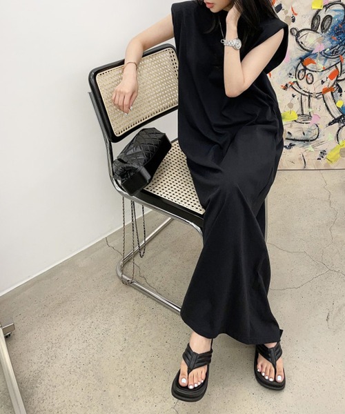 aimoha(アイモハ)の「ノースリーブワンピース (SS)(ワンピース・レディース・ブラック/グレー/ベージュ・FREE)」の20枚目の写真