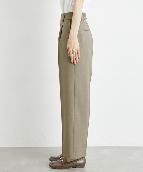 ROPE' PICNIC（ロペピクニック）の「接触冷感・洗濯機OK/サラサラセミタックワイドパンツ（その他パンツ・レディース・ブラウン/ネイビー・36/38/40）」の14枚目の写真
