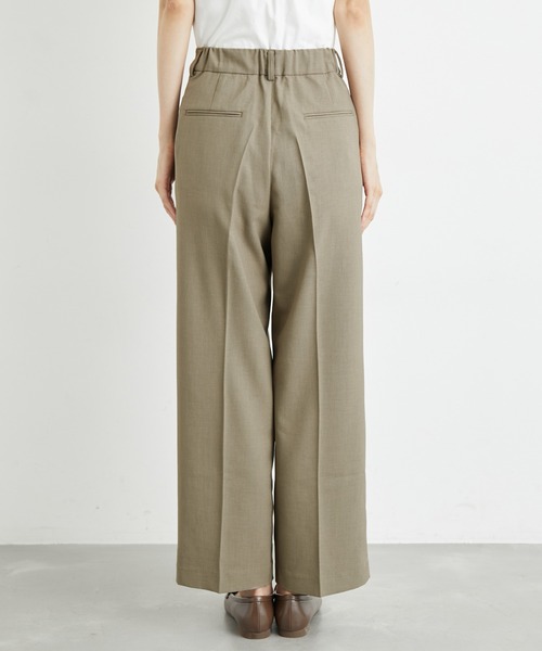 ROPE' PICNIC（ロペピクニック）の「接触冷感・洗濯機OK/サラサラセミタックワイドパンツ（その他パンツ・レディース・ブラウン/ネイビー・36/38/40）」の15枚目の写真