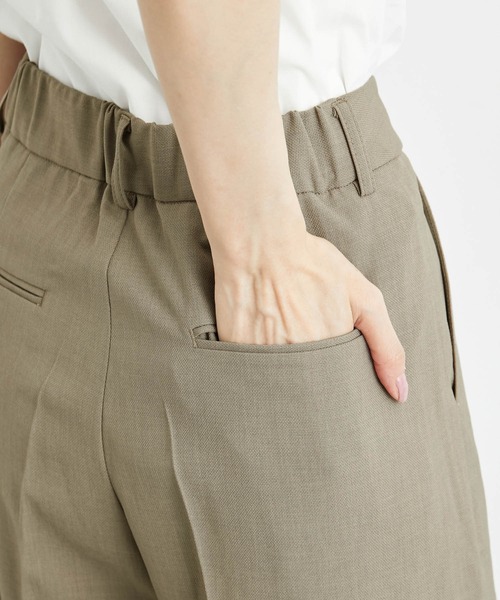 ROPE' PICNIC（ロペピクニック）の「接触冷感・洗濯機OK/サラサラセミタックワイドパンツ（その他パンツ・レディース・ブラウン/ネイビー・36/38/40）」の18枚目の写真