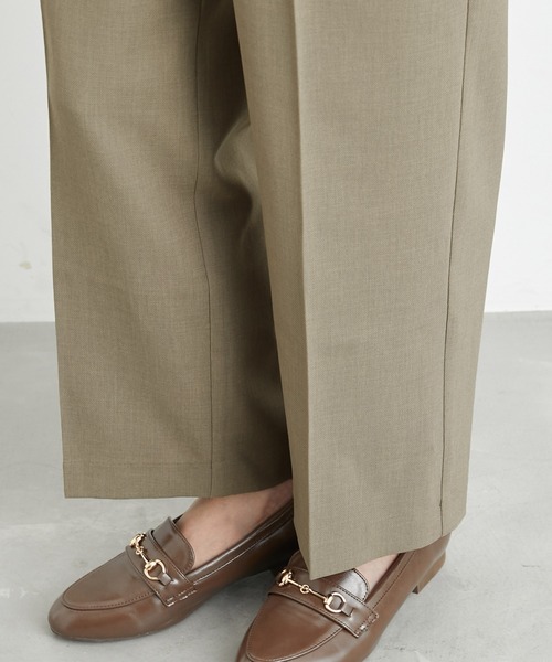 ROPE' PICNIC（ロペピクニック）の「接触冷感・洗濯機OK/サラサラセミタックワイドパンツ（その他パンツ・レディース・ブラウン/ネイビー・36/38/40）」の20枚目の写真