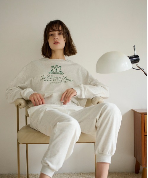 SNIDEL HOME Creamy Touch ロングパンツ　アイボリー　美品 SNIDEL HOME（スナイデルホーム）の「スウェットロングパンツ