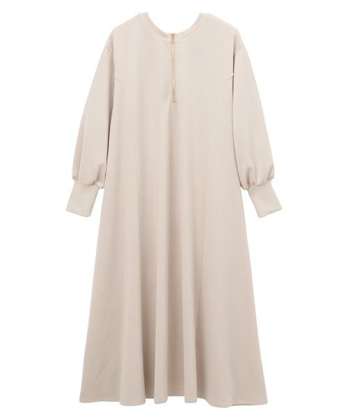 GeeRA（ジーラ）の「【新色追加】楽ちんすっきり見せ前後2WAYハーフジップワンピース（ワンピース・レディース・モカ/ブラック/アイボリー/チャコールグレー/ブラウン/ネイビー・LARGE/X-LARGE/SMALL/MEDIUM）」の17枚目の写真