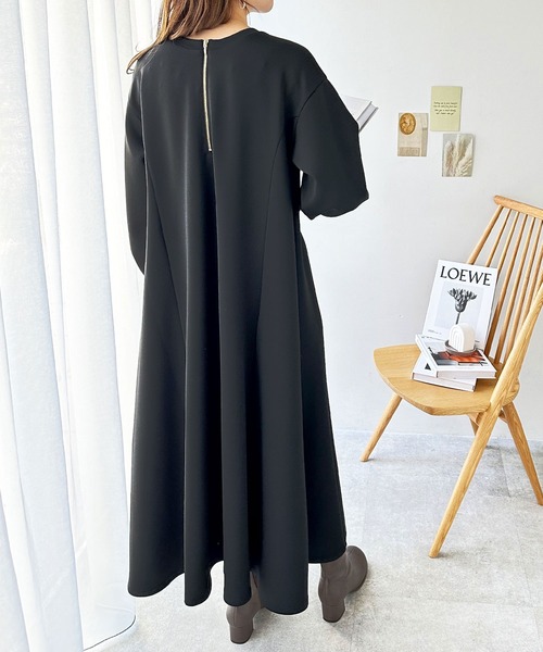 セール】【新色追加】楽ちんすっきり見せ前後2WAYハーフジップ