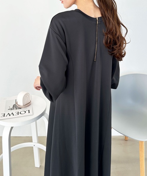 セール】【新色追加】楽ちんすっきり見せ前後2WAYハーフジップ