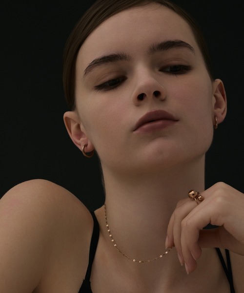 CENE（セネ）の「【CENE】セネ/ペタルチェーンネックレス（ネックレス・レディース・シルバー/ピンクゴールド/ゴールド・FREE）」の20枚目の写真