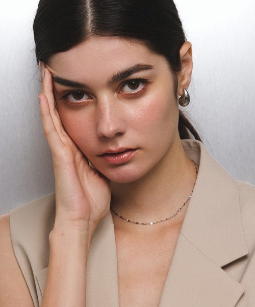 CENE(セネ)の「【CENE】セネ/ペタルチェーンネックレス(ネックレス・レディース・シルバー/ピンクゴールド/ゴールド・FREE)」の10枚目の写真