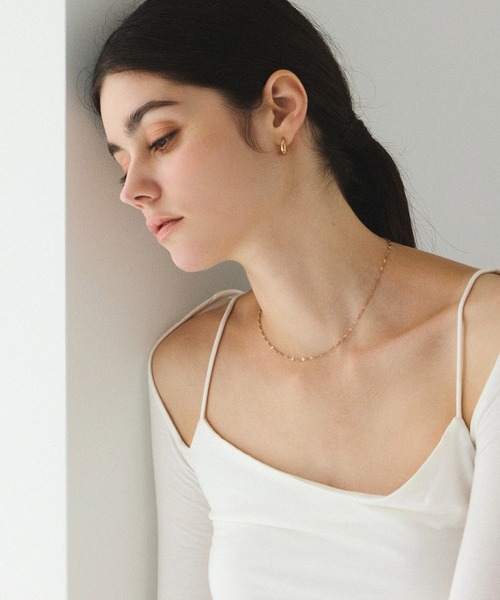 CENE(セネ)の「【CENE】セネ/ペタルチェーンネックレス(ネックレス・レディース・シルバー/ピンクゴールド/ゴールド・FREE)」の16枚目の写真