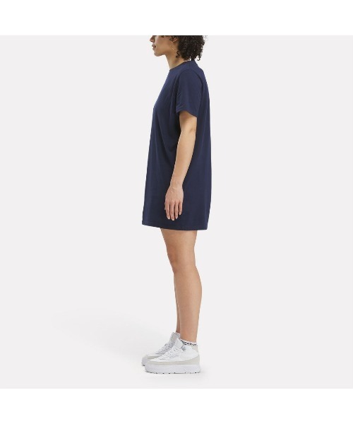 Reebok（リーボック）の「Tシャツ ドレス / RI Tshirt Dress（ワンピース・レディース・ネイビー/ブラック/ヘザーグレー・X-LARGE/LARGE/X-SMALL/XX-LARGE/SMALL/MEDIUM）」の5枚目の写真