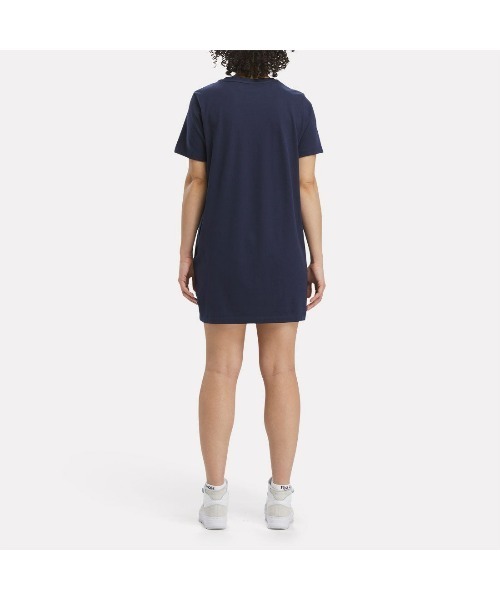 Reebok（リーボック）の「Tシャツ ドレス / RI Tshirt Dress（ワンピース・レディース・ネイビー/ブラック/ヘザーグレー・X-LARGE/LARGE/X-SMALL/XX-LARGE/SMALL/MEDIUM）」の6枚目の写真