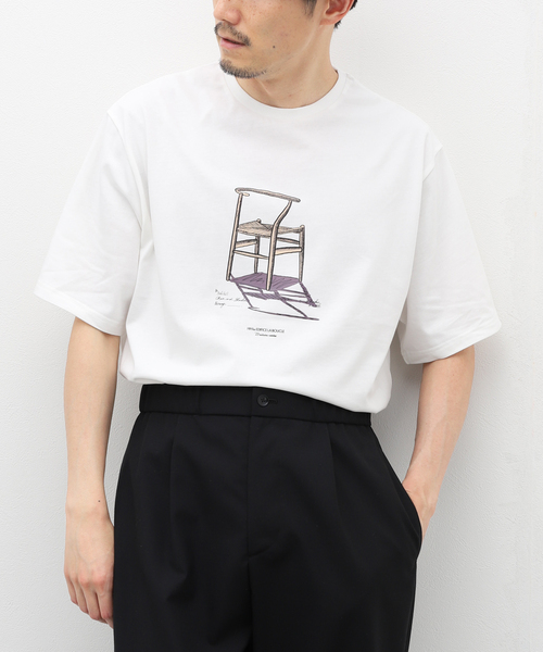 EDIFICE（エディフィス）の「【HH for LA BOUCLE】別注Tシャツ(CHAIR)（Tシャツ/カットソー・メンズ・ホワイト・FREE）」の3枚目の写真