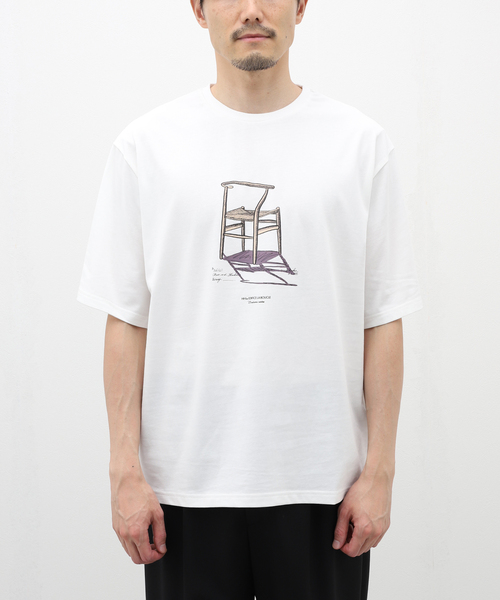 EDIFICE（エディフィス）の「【HH for LA BOUCLE】別注Tシャツ(CHAIR)（Tシャツ/カットソー・メンズ・ホワイト・FREE）」の5枚目の写真