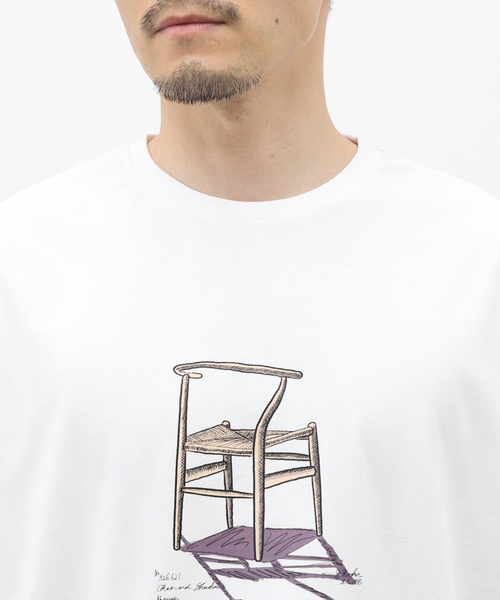 EDIFICE（エディフィス）の「【HH for LA BOUCLE】別注Tシャツ(CHAIR)（Tシャツ/カットソー・メンズ・ホワイト・FREE）」の8枚目の写真