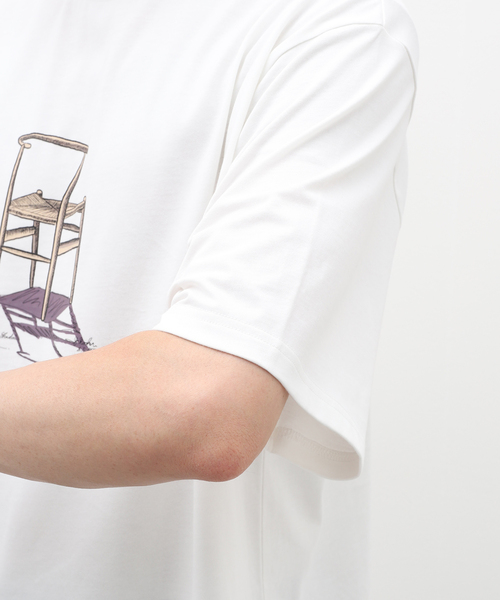 EDIFICE（エディフィス）の「【HH for LA BOUCLE】別注Tシャツ(CHAIR)（Tシャツ/カットソー・メンズ・ホワイト・FREE）」の11枚目の写真