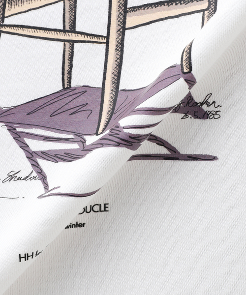 EDIFICE（エディフィス）の「【HH for LA BOUCLE】別注Tシャツ(CHAIR)（Tシャツ/カットソー・メンズ・ホワイト・FREE）」の17枚目の写真