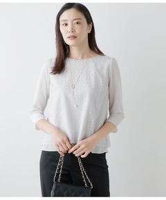ニット/セーター Ameri VINTAGE - AmeriVINTAGE OPEN BACK BUTTON TOP Ameri VINTAGE(アメリヴィンテージ)の「OPEN BACK BUTTON TOP