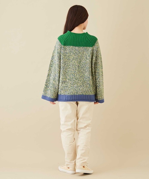 CUBE SUGAR（キューブシュガー）の「バルキーニットバイカラーモック