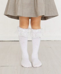 NAIGAI（ナイガイ）の「concept キッズ レース ハイソックス 04521901（ソックス/靴下）」