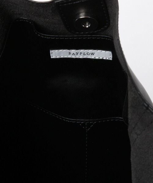 BAYFLOW（ベイフロー）の「5ポケットビッグショルダー（ショルダーバッグ・レディース・カーキ/ブラック・FREE）」の11枚目の写真