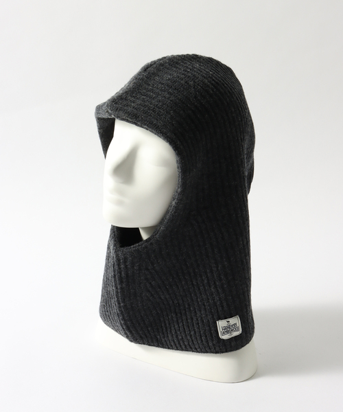 JOURNAL STANDARD relume(ジャーナルスタンダード レリューム)の「HAMILTON KNIT バラクラバ(ニットキャップ/ビーニー・メンズ・グレー/ブルー/ブラック系その他・FREE)」の4枚目の写真