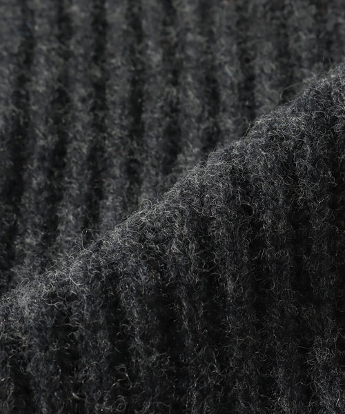 JOURNAL STANDARD relume(ジャーナルスタンダード レリューム)の「HAMILTON KNIT バラクラバ(ニットキャップ/ビーニー・メンズ・グレー/ブルー/ブラック系その他・FREE)」の7枚目の写真