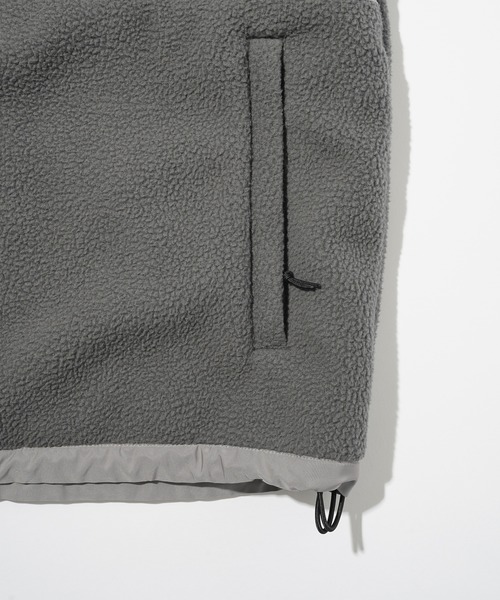 XLARGE（エクストララージ）の「PANELED FLEECE JACKET（ブルゾン・メンズ・オリーブ/ブラック/グレー・XL/L/M/S）」の8枚目の写真