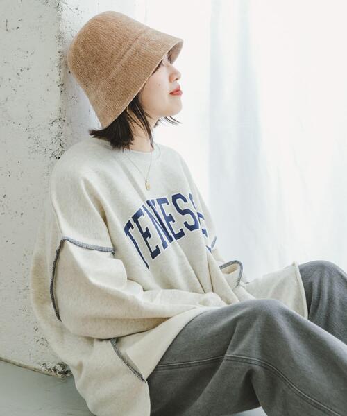 ITEMS URBANRESEARCH(アイテムズ アーバンリサーチ)の「モールベルハット(ハット・レディース・ベージュ/ブラウン/ブラック・-)」の4枚目の写真