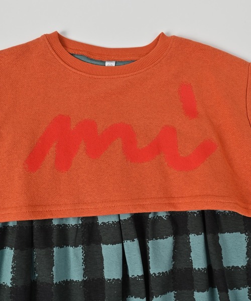 HOGAN RANCH WEAR（ホーガンランチウエア）の「ショートトップスドッキングワンピース（90～140cm）（ワンピース・キッズ・マルチ/グリーン・140/120/130/100/110/90）」の5枚目の写真