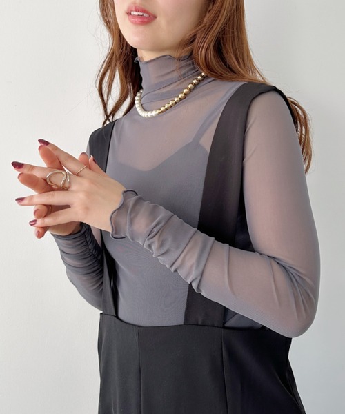 un+frame(アンフレーム)の「pearl mix ball chain necklace/パールMIXマンテルボールチェーンネックレス(ネックレス・レディース・ゴールド/シルバー・FREE)」の21枚目の写真