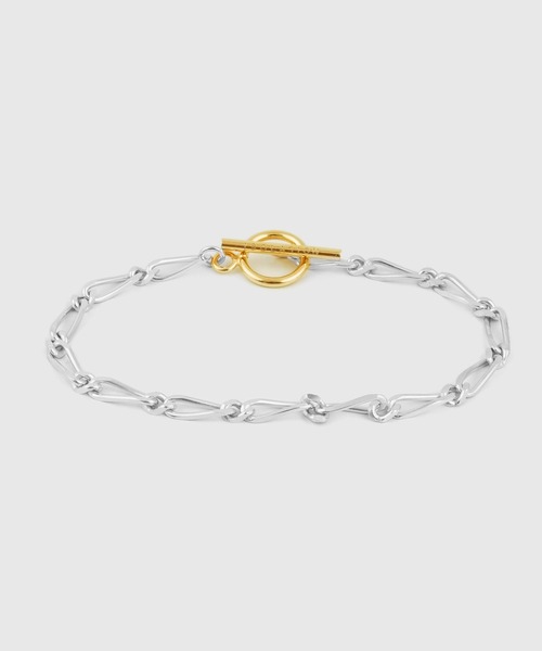 ISOLATION（アイソレーション）の「【ISOLATION / アイソレーション】Silver925 Figaro Chain Bracelet / フィガロチェーンブレスレット（ブレスレット・レディース・シルバー/シルバー×ゴールド・18.5cm/16.5cm）」の13枚目の写真