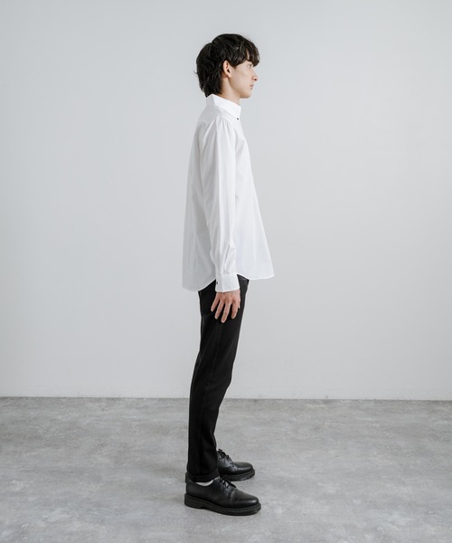 Rocky Monroe(ロッキーモンロー)の「Healthknit ヘルスニットプロダクト 日本製 国産 ブロードボタンダウンシャツ(シャツ/ブラウス・メンズ・ホワイト/ワインレッド/ネイビー/スモークピンク・M/XL/L)」の17枚目の写真