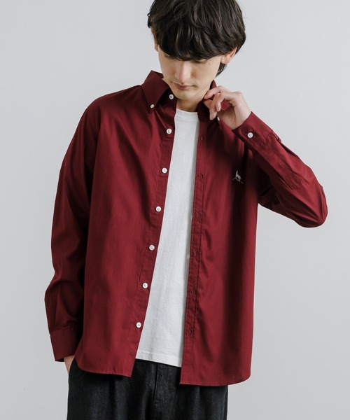 Rocky Monroe(ロッキーモンロー)の「Healthknit ヘルスニットプロダクト 日本製 国産 ブロードボタンダウンシャツ(シャツ/ブラウス・メンズ・ホワイト/ワインレッド/ネイビー/スモークピンク・M/XL/L)」の22枚目の写真