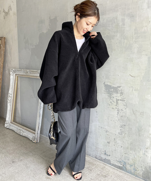 セール】≪追加≫ボアハーフジッププルオーバー（その他トップス