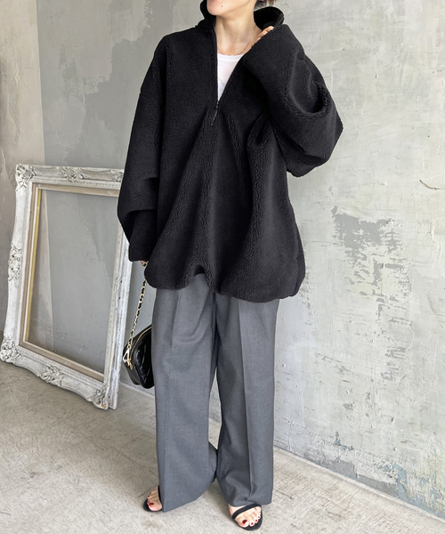 セール】≪追加≫ボアハーフジッププルオーバー（その他トップス