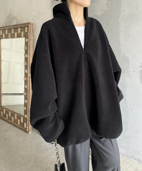 セール】≪追加≫ボアハーフジッププルオーバー（その他トップス