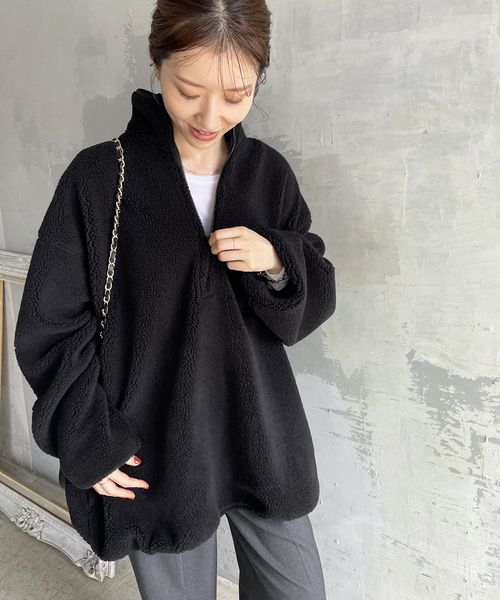 セール】≪追加≫ボアハーフジッププルオーバー（その他トップス