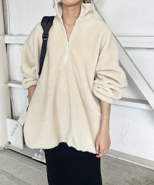 セール】≪追加≫ボアハーフジッププルオーバー（その他トップス