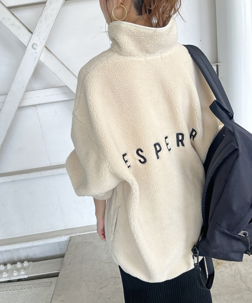 Spick & Span（スピックアンドスパン）の「≪追加≫ボアハーフジッププルオーバー（その他トップス・レディース・アイボリー/ブラック・FREE）」の17枚目の写真