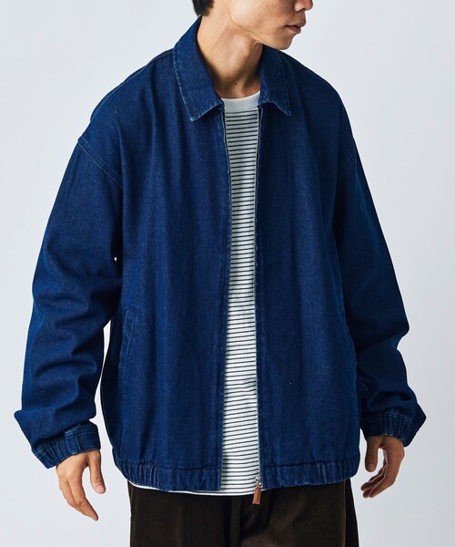 【セール】限定展開 Relax Fit ジップアップ デニムジャケット/ブルゾン（デニムジャケット）｜FREAK'S STORE（フリークスストア）