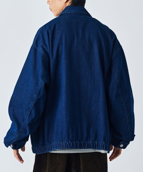 【セール】限定展開 Relax Fit ジップアップ デニムジャケット/ブルゾン（デニムジャケット）｜FREAK'S STORE（フリークスストア）