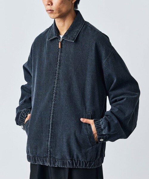 【セール】限定展開 Relax Fit ジップアップ デニムジャケット/ブルゾン（デニムジャケット）｜FREAK'S STORE（フリークスストア）
