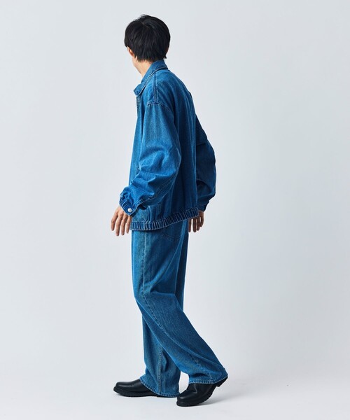 【セール】限定展開 Relax Fit ジップアップ デニムジャケット/ブルゾン（デニムジャケット）｜FREAK'S STORE（フリークスストア）